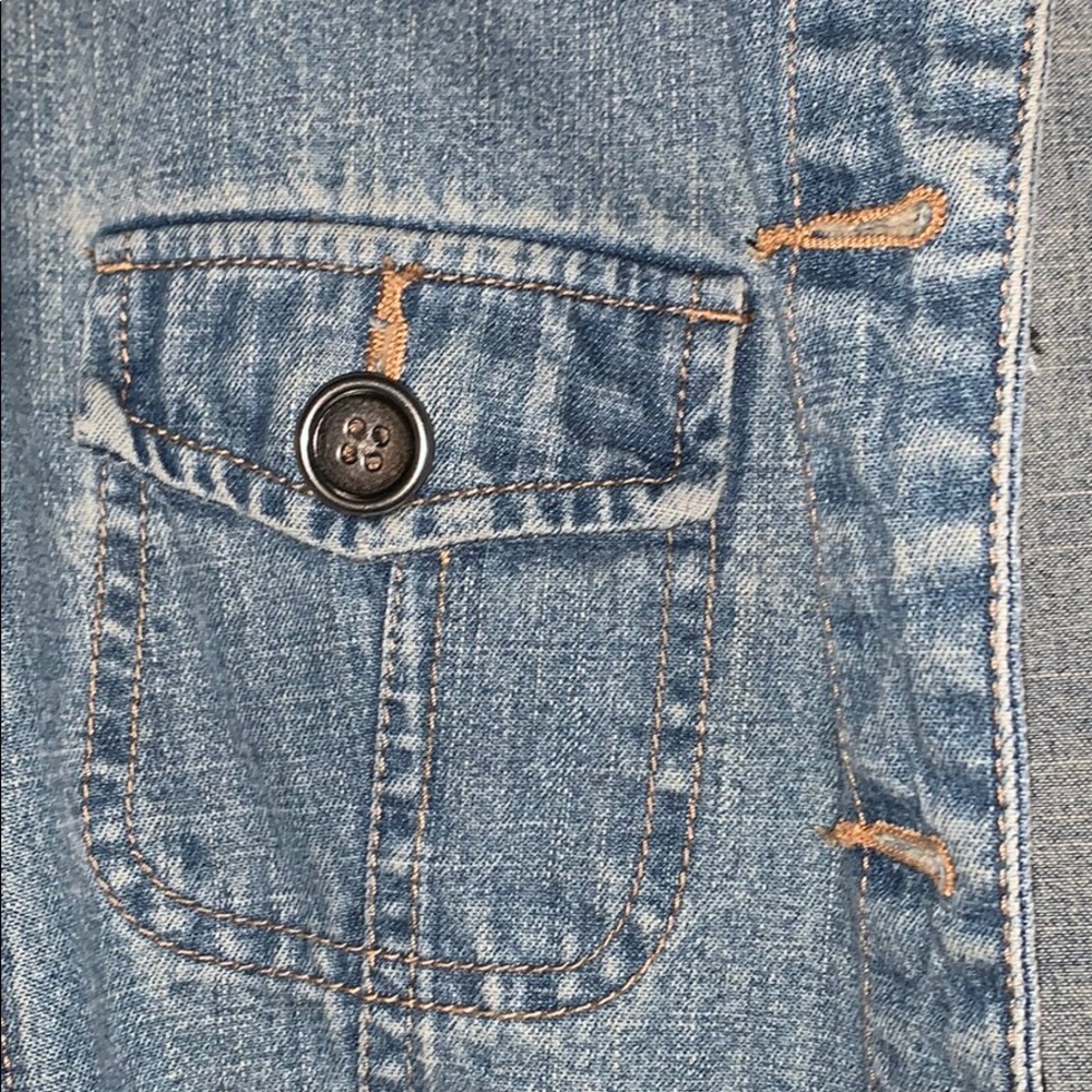 French Cuff Jean Jacket - Picture 3 of 10